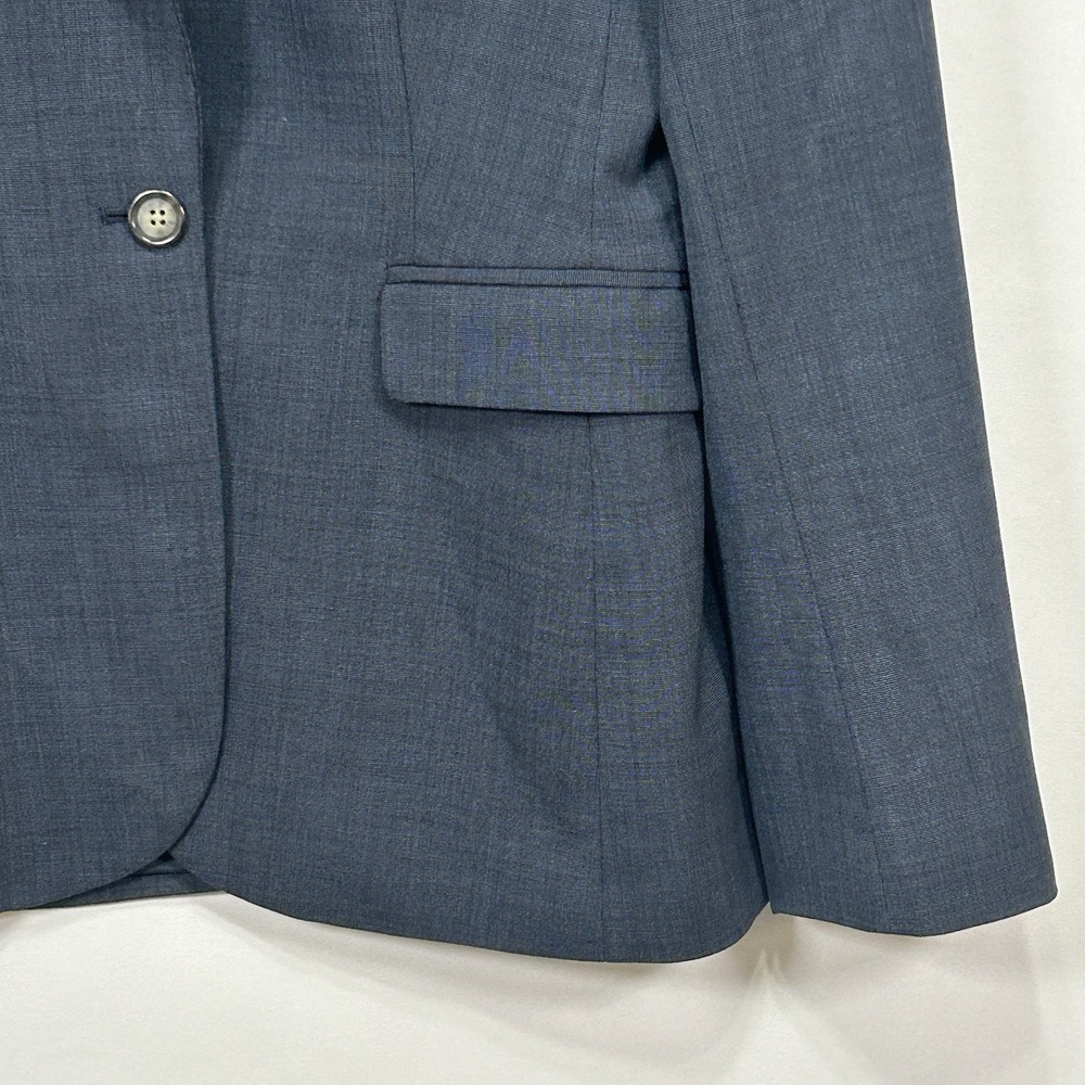 Banana Republic Wool Blazer Women's Preppy Business Casual Jacket Blue Size 6 - Picture 5 of 8
